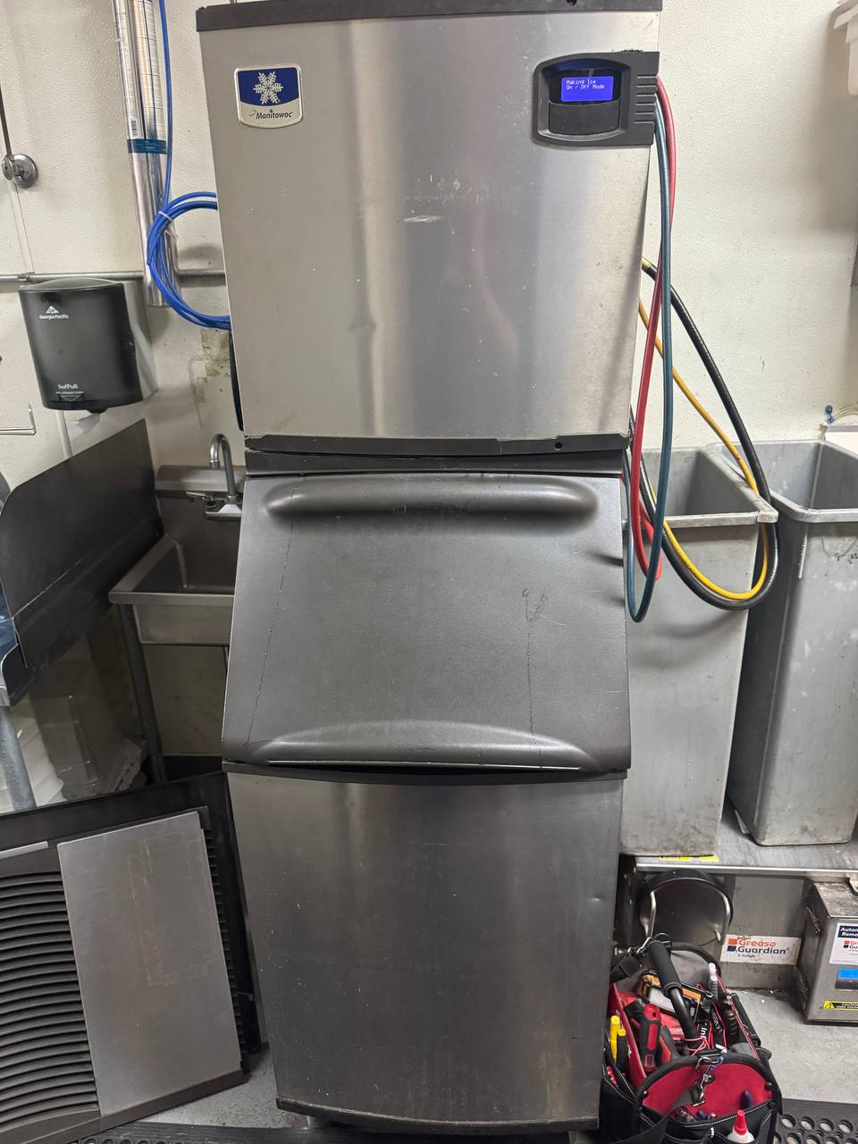 Manitowoc Ice Machine Making Cloudy Ice in Union City: Condenser and Water Filter
